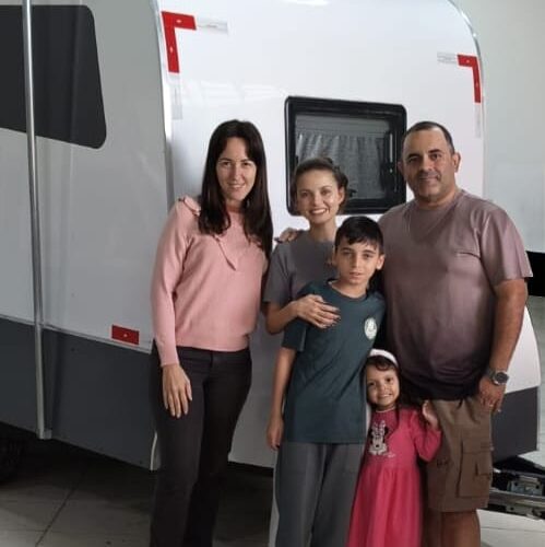 Elton, Ingrid, Samuel e a pequena Geovana!!